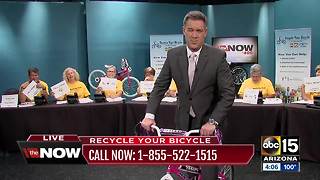 Phone bank open for Recycle Your Bicycle donations!