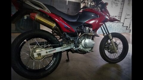 Nxr Bros 150 supermotard Brasil