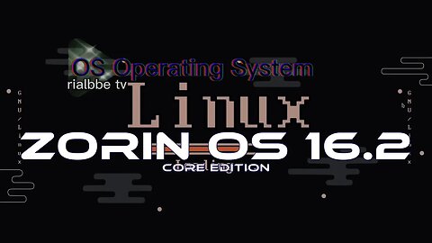 OS Operating System - Zorin OS Core 16.2 Linux