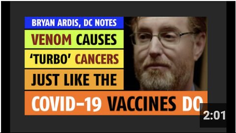 Venom Turbo-CANCER. The SPIKE PROTEIN for HIV and Rabies is venom. Dr. Bryan Ardis