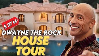 Dwayne The Rock Johnson | House Tour | INSIDE His $27 M Beverly Hills Home & MORE