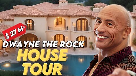 Dwayne The Rock Johnson | House Tour | INSIDE His $27 M Beverly Hills Home & MORE