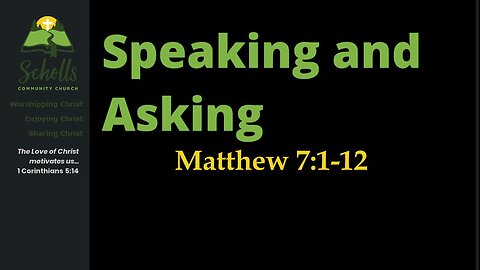 Speaking and Asking