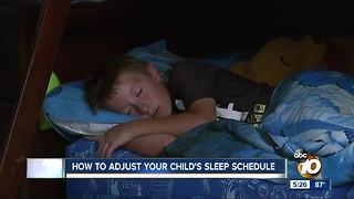 How to adjust your child's sleep schedule