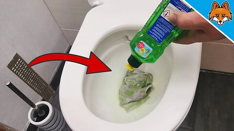 Toilet clogged Dump THIS into your Toilet to unclog it in SECONDS 💥