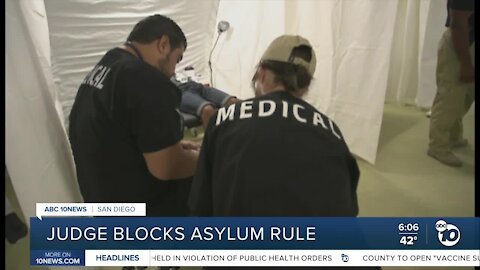 Federal judge blocks asylum rule