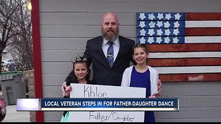 Idaho veteran steps in for father-daughter dance