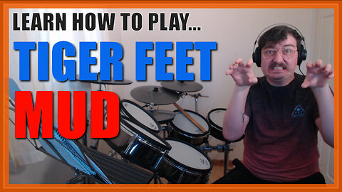 ★ Tiger Feet (Mud) ★ Drum Lesson PREVIEW | How To Play Song (Dave Mount)