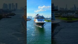 Disney Dream departing Port of Miami! 🙌🏼 #shorts #cruise