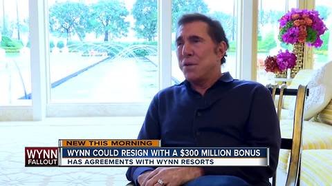 Steve Wynn could resign with $300 million bonus