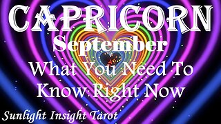 Capricorn *A Difficult Situation Catapults You to a Much Better Place* Sept What You Need To Know