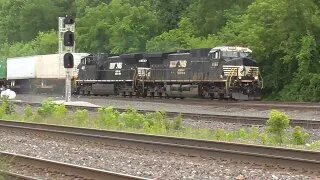 Norfolk Southern 28M Intermodal Train from Berea, Ohio July 8, 2023