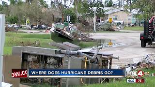 What will happen with all the debris from Hurricane Irma?