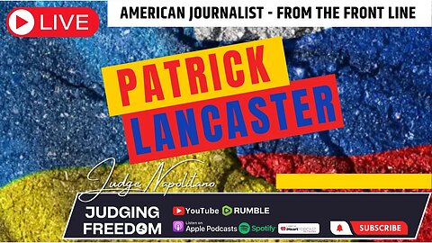 From Ukraine/Russia Front Lines - w/Patrick Lancaster, Independent Journalist