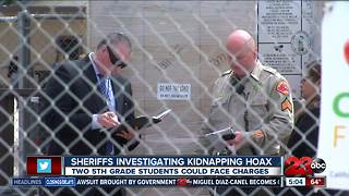 Fifth graders could face charges after kidnapping hoax