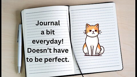 try journaling...