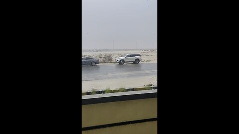 Heavy rain in Qatar