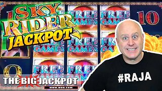 ✦ UNBELIEVABLE JACKPOT! ✦ $100 Max Bet Sky Rider Pays Massive Bonus Jackpot!