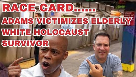 WOKE NYC Mayor Eric Adams Pulls BLATANT Race Card On HOLOCAUST SURVIVOR Confronting Him Over Rent