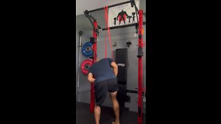 Home Gym Hack: Band Assisted Pull Ups (DON'T DO THIS)