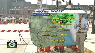 Cameron's Weather Road Show: Lambeau on Family Night