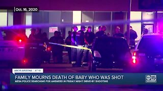 Family mourns death of baby who was shot in Mesa