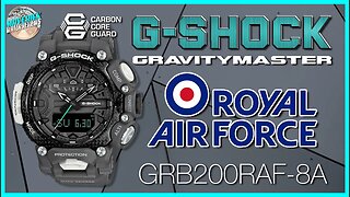 To The Stars! | G-Shock Gravitymaster Royal Air Force Limited Edition GRB200RAF-8A Unbox & Review