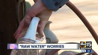 Valley residents worried over "raw water"