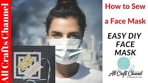 How to make a face mask / Easy to sew mask
