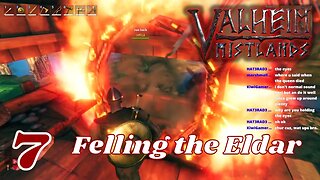 Defeating The Eldar Boss With FIRE!!! - Valheim Mistlands - 7