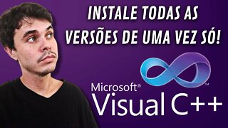 COMO INSTALAR TODAS AS VERSÕES DO VISUAL C++ COM UM SÓ CLIQUE