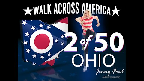2|50 OHIO Walk Across America with Jenny Ford Walking Workout Cardio Fitness Beginner Workout