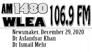 Wlea, Newsmaker, December 29, 2020, Dr Asfandyar Khan, Dr Ismail Mehr