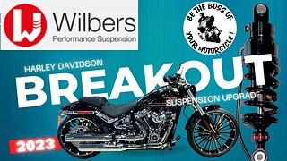 Suspension Upgrade On My 2023 Harley Davidson Breakout! Wilbers Suspension!!!