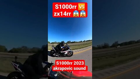 The Battle of Powerhouses: BMW S1000RR 2023 vs ZX14RR 😱😱