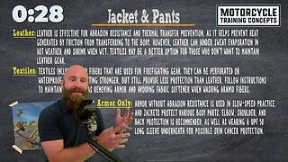 Quick Tips for Selecting Jackets & Pants for Motorcycle Riding
