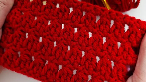 How to crochet simple stitch perfect for blanket