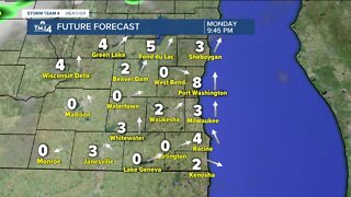 Scattered thunderstorms possible to start off the week