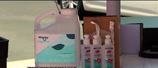 Drive-thru hand sanitizer store opens in Las Vegas
