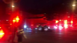 Reports of occupants trapped in apartment fire on the East Side