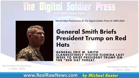 General Smith Briefs President Trump on the Red Hats Situation