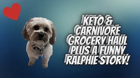 KETO & CARNIVORE GROCERY HAUL | ALDI AND PUBLIX GROCERY HAUL | RALPHIE STORY TO MAKE YOU SMILE!