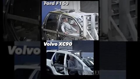 Crash Test Ford F150 VS Volvo XC90