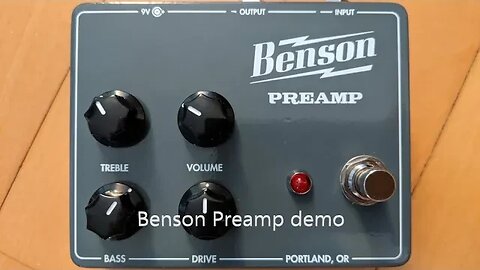 Benson Preamp demo