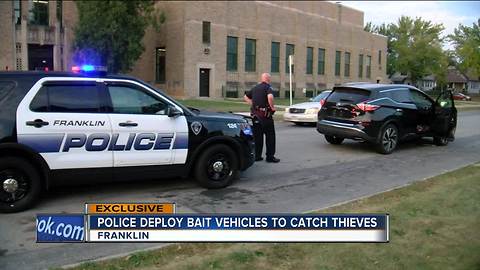 Franklin police use 'bait vehicles' to catch carjackers