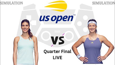 Sorana Cirstea vs Karolina Muchova | US Open Tennis Championship 2023| Quarter Final Live Simulation