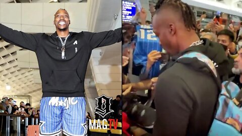 Dwight Howard Got Fans In A Frenzy As He Arrives In Taiwan To Play For The Taoyuan Leopards! 😱