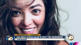San Diego woman killed in boat fire remembered