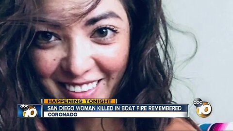 San Diego woman killed in boat fire remembered