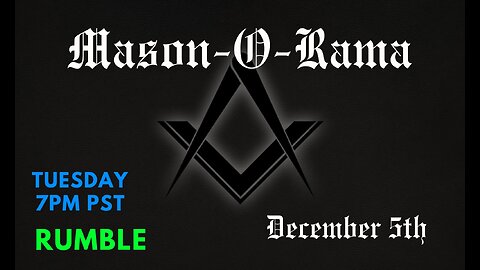 Mason-O-Rama Ep. 53- Freemason